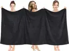 American Soft Linen Oversized Bath Sheet 40x80, Jumbo Large Bath Towels for