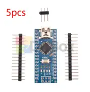 5pcs NANO V3.0 ATMEGA328P Micro-Controller CH340C Board USB For Arduino US
