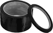 OSALADI 10pcs Black Pinstripe Tape Vinyl Lines for Whiteboard Automotive Striping Strong Adhesive Easy Application Residue Marking for Organization Decoration