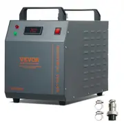 VEVOR Industrial Water Chiller, CW-3000, 80W Air-Cooled Industrial Water Cooler Cooling System with 12 L Water Tank Capacity 12 L/min Maximum Flow Rat