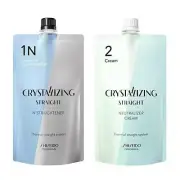 Crystallizing Straightener 1N Neutralizer Cream 2Hair Set Shiseido Japan