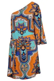 Dramatic Temple Dress--CHA-712R171I