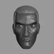 Crosshair Bad Batch animated style head for 4" 6" 7" 12" Star Wars figures
