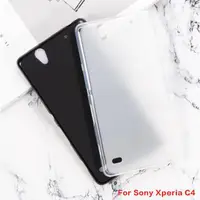 在飛比找蝦皮購物優惠-索尼 Xperia C4 凝膠矽膠手機保護後殼保護殼的軟 T