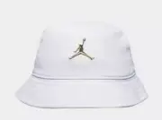 Jordan Kids' Metal Jumpman Apex Bucket Hat White 8-20