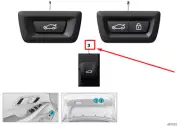 BMW 3 G20 Trunk Lid Open Switch 61317948786 7948786 NEW GENUINE