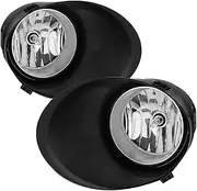 Compatible for Toyota 07-13 Tundra 06-11 Tacoma 04-06 Solara Front Bumper Fog Lights Driving Lamps+ Switch+Covers Set Left+Right