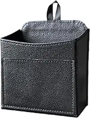 Car Vent Storage Pouch | Car Air Vent Pouch Bag | Dashboard Air Outlet Hangings Leather Pouch for Phone Glasses Keys