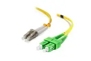 Alogic 0.5m SCA-LC Single Mode Duplex LSZH Fibre Cable 09/125 OS2 [SCALC-0.5-OS2]