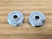 Shimano - Dura Ace Crank Caps - Chrome - old school bmx