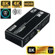 HDMI 2.1 Audio Extractor Splitter 4K 120Hz 8K 60Hz 5.1 7.1CH Dolby Atmos for PS5