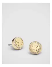 [Mimco] Figment Crystal Stud Earrings in Gold