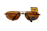 Area Duke Polarized Sunglasses Bronze Lens & Metal Frame 100% UVA UVB Protection