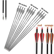 28/30/32 Inches Spine 500 OD:7.8mm ID:6.2mm Carbon Arrow ForBows