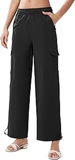 [nayjury] Women's Cargo Hiking Pants Waterproof Quick Dry Pants Outdoor Water Resistance Stretch Lightweight for Safari Casual Camping