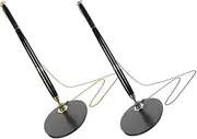 SHOWERORO Signature Pen Gel Pen Set Tether Chain Small Desk Office Counter Signature Tool