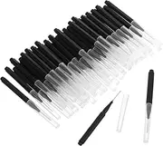 TOVINANNA 50pcs Interdental Brush Black Interproximal Cleaning Brush Gum Care Soft Bristles Ergonomic Handle Versatile Use