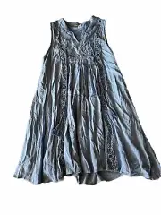 She + Sky Summer Shift Dress, Sz S, Light Blue, New With Tags