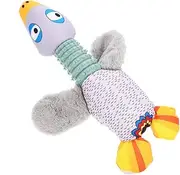 Cute Plush Dog Chewing Cartoon Shape Teeth Grinding Plaything for Dogs Soft and Squeaky Pet for Interactive Play and Care