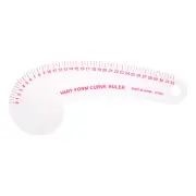 Styling Sewing French Curve Ruler, 30x11.5cm Clear Sewing Pattern Making Ruler