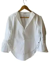 One Teaspoon Size XXS White Creeper Cotton Bell Sleeve V-Neck Top - New