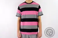 在飛比找Yahoo!奇摩拍賣優惠-STUSSY SIDNEY STRIPE CREW 短T 玫