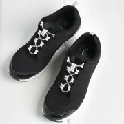 DR.SCHOLL'S WIND STEP WOMEN'S TENNIS ELASTIC LACES BLACK