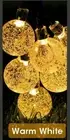 12M Solar Light Crystal Power LED String Fairy Lights