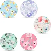 25pcs Sensor Covers for Freestyle Libre 2/3, Waterproof Adhesive Patches Floral Pattern Blood Sugar Monitor CGM Patches Sweatproof Sensor Stickers Overpatch Compatible with Libre (5 Styles)