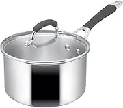 RACO Reliance 20cm Stainless Steel Saucepan with Lid - 3.3L Induction Saucepan, Dishwasher & Oven Safe - Heat Resistant Handle, Durable Stainless Steel Pot