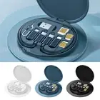 5in1 Mini Digital Gadgets Storage Box Data Cable Battery Charger Portable Case