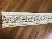 Spring Colorful Daisy & Butterflies Window Valance Yellow Gerbera Valance