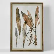 Belle Autum Leaves Wall Art B