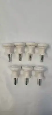 Bumper Pool Post - Small Size - Set of 7 White