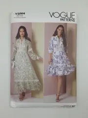 Vogue Sewing Pattern 2004 V2004 Misses Dress in 2 styles Pattern Size 18-26 NEW