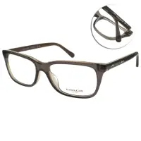 在飛比找momo購物網優惠-【COACH】方框款 光學眼鏡(透深棕#HC6136U 54
