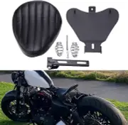 Motorcycle Spring Solo Seat +Base For Harley Sportster XL883 1200 Bobber Chopper