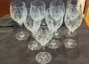 Schott Zwiesel Criss Cross Fans Wine Glass with Stem Clear Cut Set of 8 Lg