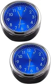 ULTECHNOVO 2 Pcs Vehicle Dashboard Clock Luminous Car Clock Precise Time and Easy to Use