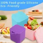 Anti-lost Lid for Food Storage Salad Dressing Container Silicone Bear Bunny Dips
