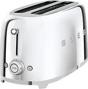 [Smeg] 50's Retro Style 4 Slice Toaster Chrome