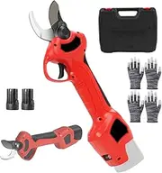 qwmvhfg， Portable Tree Trimmer 16.8V / 2.5AH Branches Cutting Electric Secateurs, Cuts Branches Up to 30mm Diameter - Garden Scissors