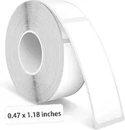 230 PCS D30 Label Tape D30 Label Maker Tape Compatible with D30 Label Maker, 0.47 x 1.18 Inches Thermal Label Paper Self-Adhesive Labeling Tape Print Paper, 1 Roll