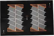 UPKOCH Simulation Parking Scene Play Mat Realistic City Map for Cars Foldable Educational Play Mat for Desk Parking Lot Design for Fun Family Interaction and Motor Skill Development