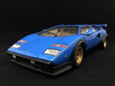 New 1:18 Kyosho Model Car Lamborghini Countach LP500S WW Light Blue 08323BLL