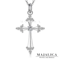 在飛比找PChome24h購物優惠-Majalica 925純銀項鍊 十字架系列 聖潔十字-共3
