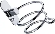 FOMIYES Stainless Steel Hair Dryer Holder Rack Wall-mounted Dryer Storage Rack