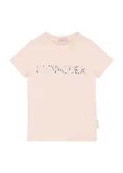 Moncler Kids Logo-print Cotton T-shirt - Pink 3 Months