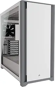 Corsair CC-9011209-WW 5000D Tempered Glass Mid-Tower ATX PC Case, White