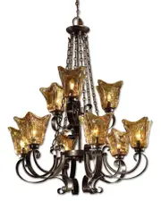 Uttermost Vetraio 9-Light Oil-Rubbed Chandelier